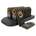 WPS169 Wireless Slim Paging System with 20 Pagers, Reliable Calling Range up to 500m
