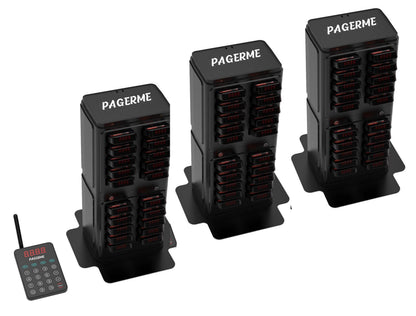 WPS177 Wall Mount Pager System Wireless Guest Paging Kit with 500m Range
