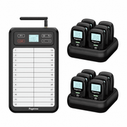 WCS037 KeyPad + WCS114 Staff Pager System NZ – Kitchen Waiters Call Set with Name Board - Pagerme