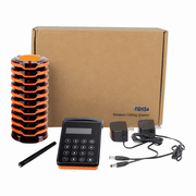 WPS203 Wireless Coaster Pager System Long Range 1000m Guest Pagers - Pagerme