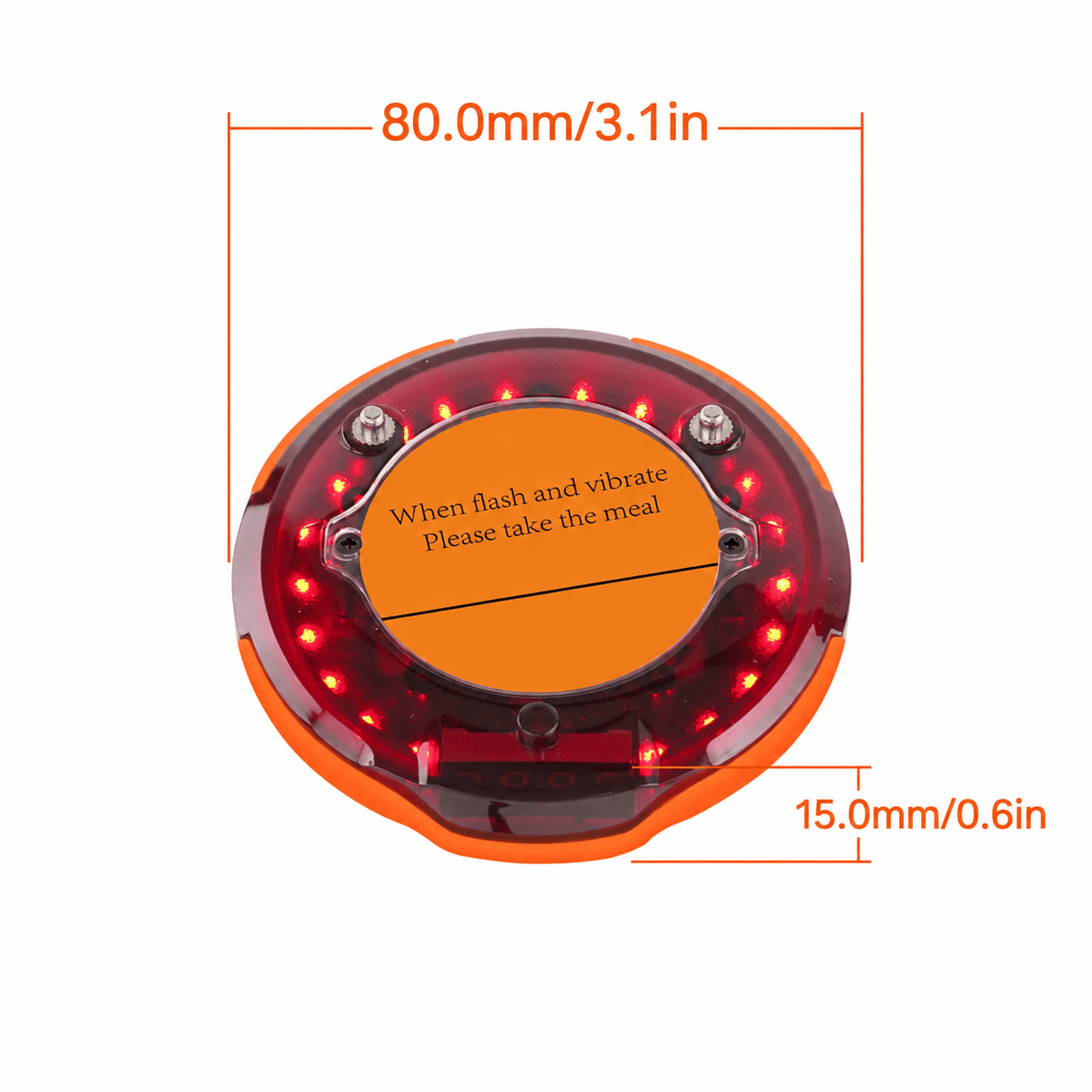 WPS203 Wireless Coaster Pager System Long Range 1000m Guest Pagers - Pagerme