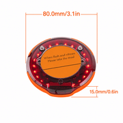WPS203 Wireless Coaster Pager System Long Range 1000m Guest Pagers - Pagerme