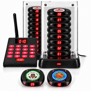 WPS161 Wireless Coaster Pager System Guest Buzzers with 500m Range - Pagerme