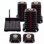WPS164 Wireless Square Pager System Guest Buzzers, 800m Long Range