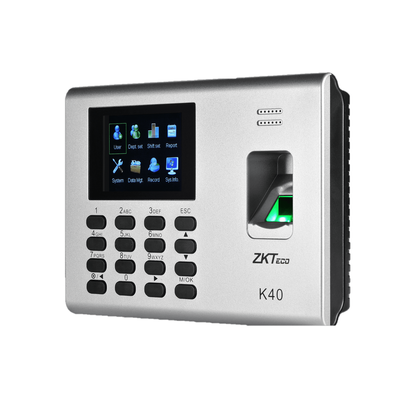 K40 ZKTeco fingerprint time attendance - uniform square