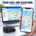 JimiLab VL505 4G OBD II Plug & Play GPS Vehicle Tracker – Car & Fleet Tracking | Optional SIM Card & Web Tracking $95/Year
