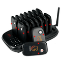 WPS175-16 Wireless Guest Pager System 16 Slim Pagers with 500m Range - Budget