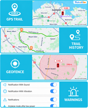 VL505 TracksolidPro features: GPS trail, trail history, geofence and warnings - Pagerme