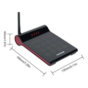 WPS164 Wireless Square Pager System Guest Buzzers, 800m Long Range - Pagerme