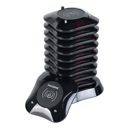 WPS164 Wireless Square Pager System Guest Buzzers, 800m Long Range