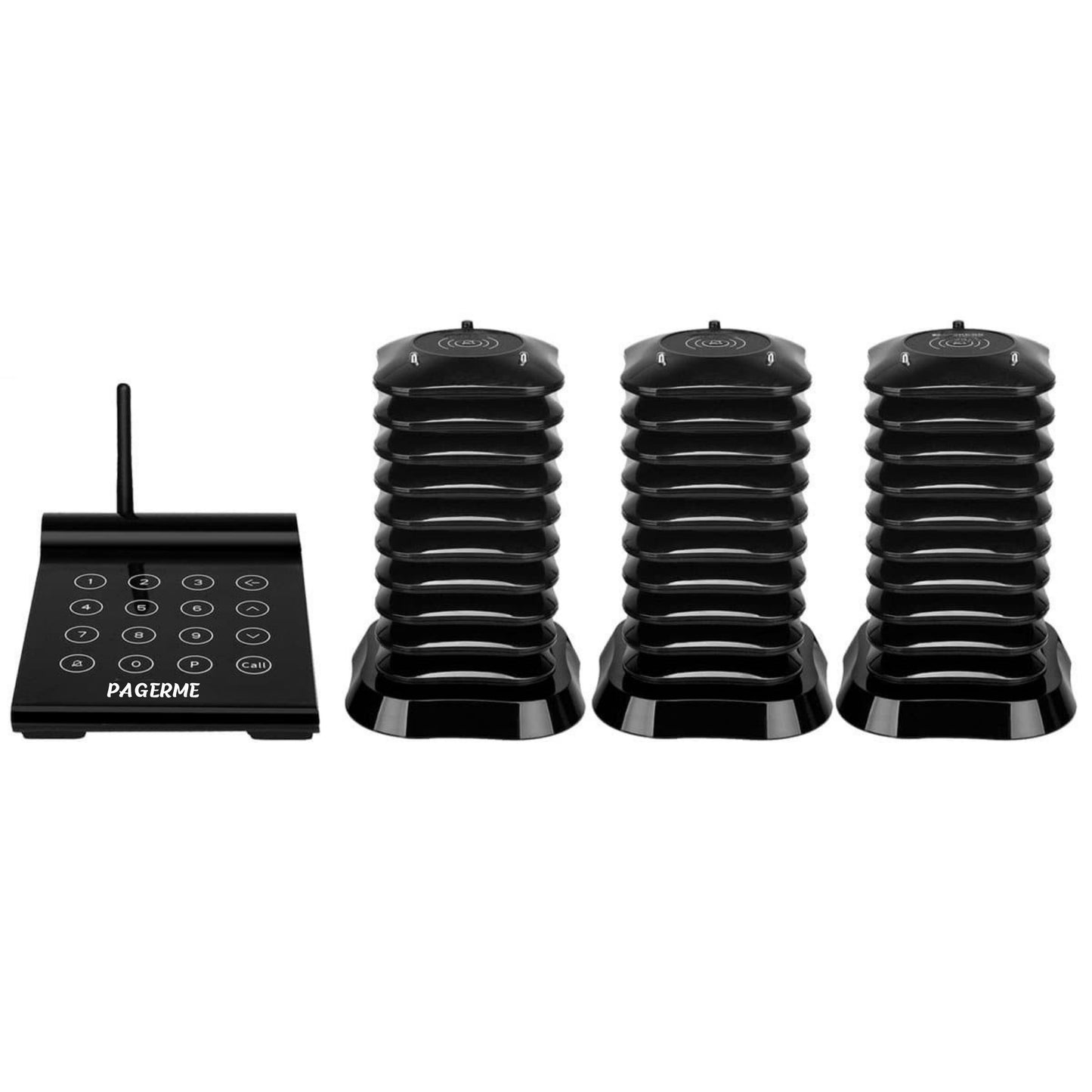 WPS164 Wireless Square Pager System Guest Buzzers, 800m Long Range
