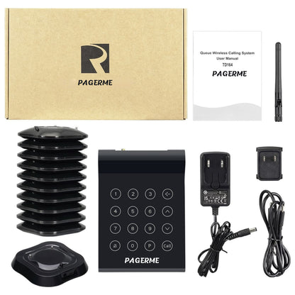 WPS164 Wireless Square Pager System Guest Buzzers, 800m Long Range