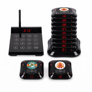 WPS164 Wireless Square Pager System Guest Buzzers, 800m Long Range