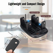 WPS175 Wireless Guest Pager System 16 Slim Pagers with 500m Range - Budget - Pagerme