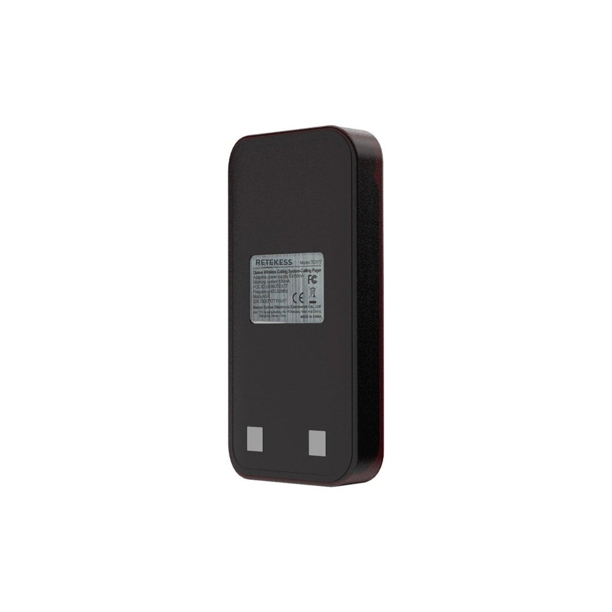 WPS177 Wall Mount Pager System Wireless Guest Paging Kit with 500m Range - Pagerme
