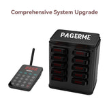 WPS177 Wall Mountable Wireless Pager Paging System - Distance Up to 500m