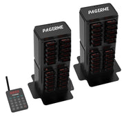 WPS177 Wall Mount Pager System Wireless Guest Paging Kit with 500m Range - Pagerme