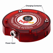 WPS165 Wireless Coaster Pager System Guest Buzzers with 400m Range - Pagerme