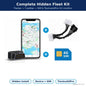 Complete hidden fleet kit – VL505 tracker, OBD Y-splitter, 4G SIM and TracksolidPro - Pagerme