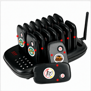 WPS175-30 Restaurant Guest Pager System NZ AU: Slim Rechargeable Pager Kits