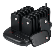 WPS175-30 Wireless Guest Pager System 30 Slim Pagers with 500m Range - Budget - Pagerme