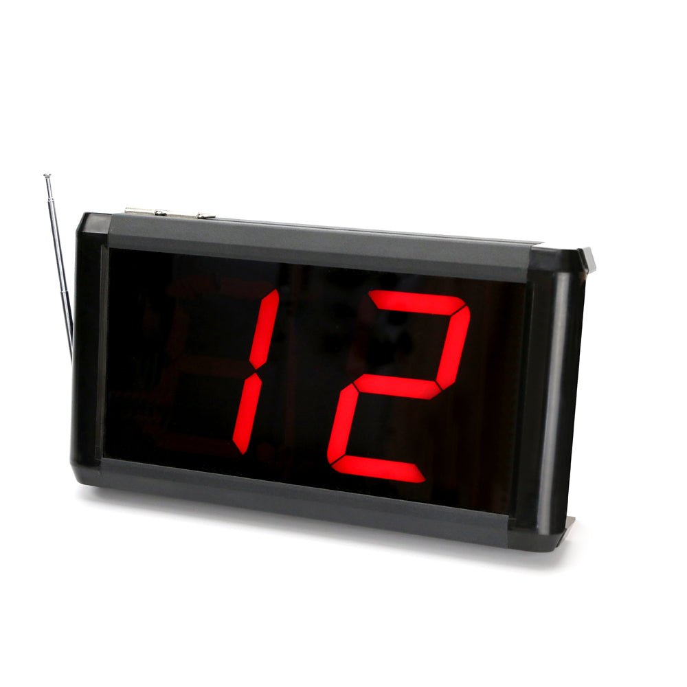 WCS99 LED Display Receiver NZ – Displays Calling Table Numbers to Staff in Big Red Digits - Pagerme